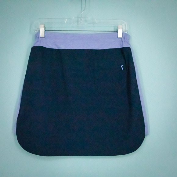 Title Nine Size Medium M Blue Color Block Pull On Active Skirt Swim Cover Up - Picture 2 of 6